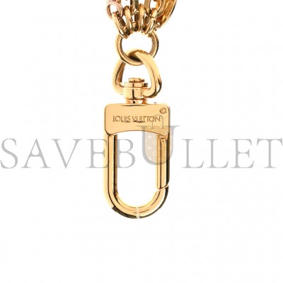 LOUIS VUITTON BAG CHARM KALEIDO V GOLD M67377